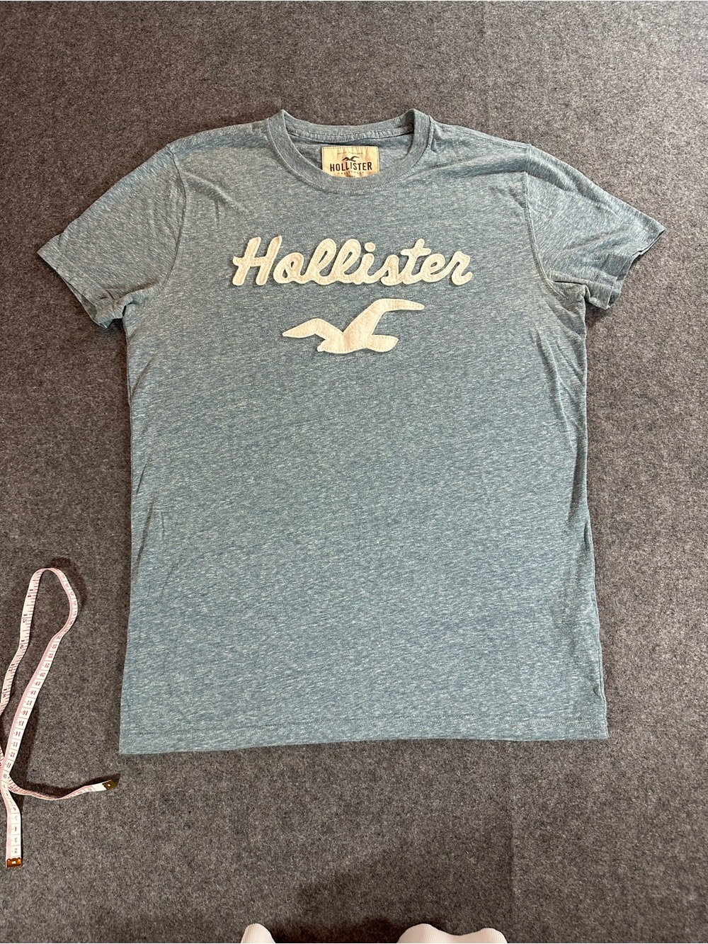 Y2K Hollister blue graphic Tee